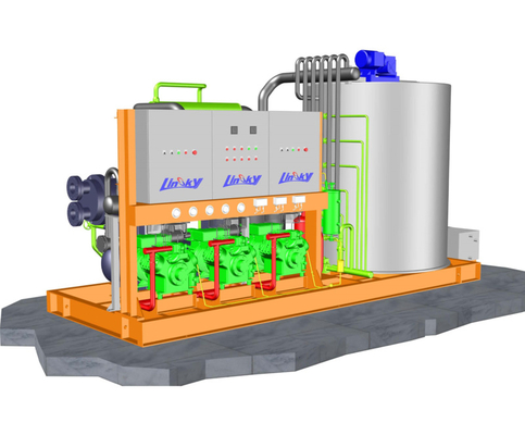 Solution d'usine de glace de flocon